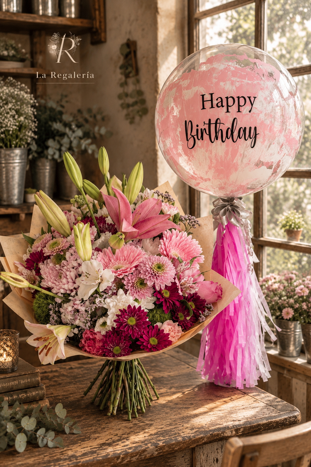 🎈 Globo Burbuja "Happy Birthday" - La Regalería
