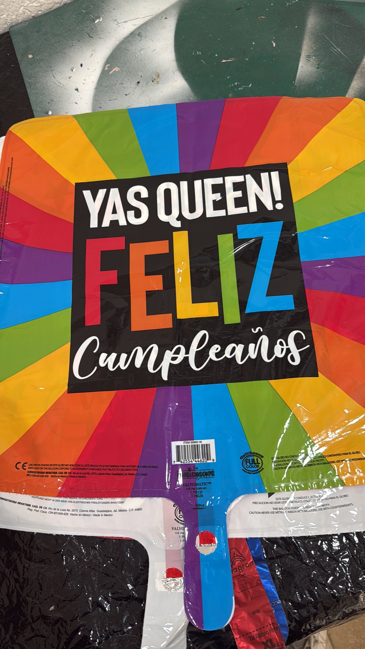 🎈 Set de Globos con Helio "Happy Birthday To You" (4 Pzas) - La Regalería