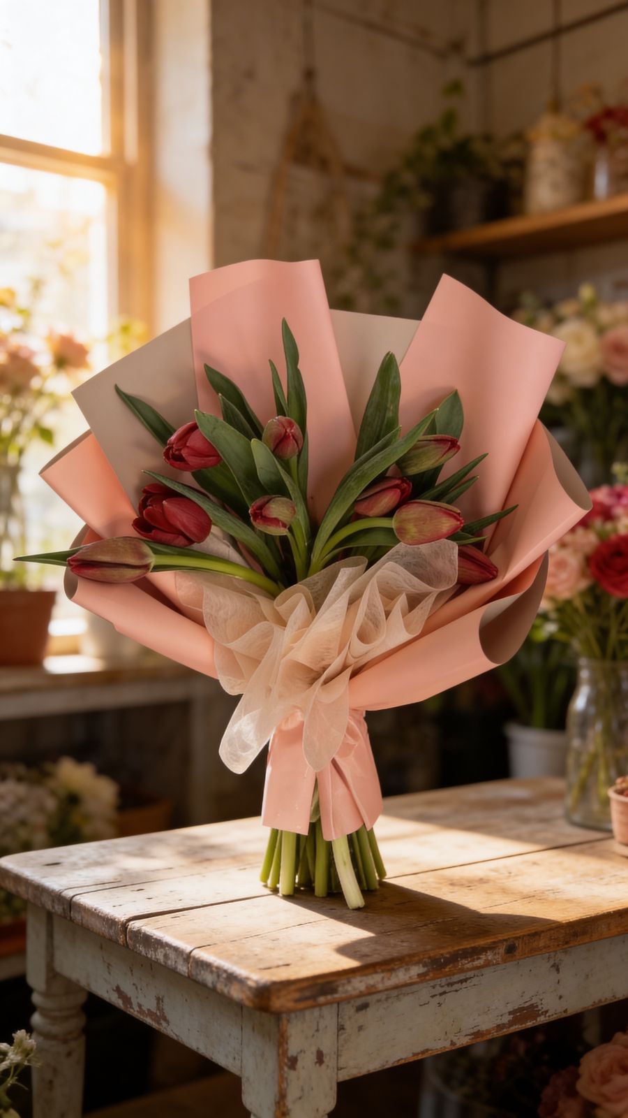 Bouquet tulipanes